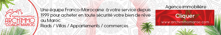 Banner Archimmo Immobilière Coach Maroc